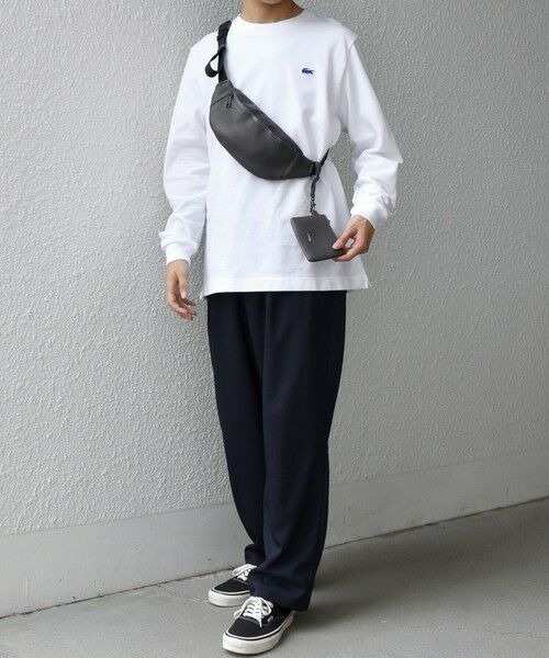 SHIPS / シップス メッセンジャーバッグ・ウエストポーチ | SHIPS any: スプリット レザー ボディバッグ (カードケース付き) 25AW◇ | 詳細2