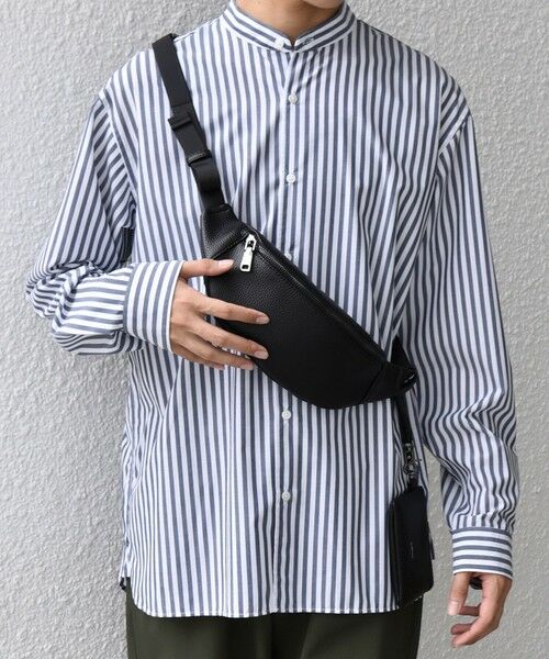 SHIPS / シップス メッセンジャーバッグ・ウエストポーチ | SHIPS any: スプリット レザー ボディバッグ (カードケース付き) 25AW◇ | 詳細14