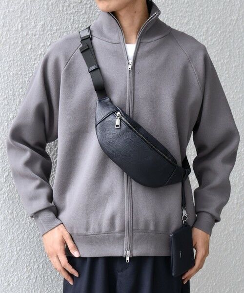 SHIPS / シップス メッセンジャーバッグ・ウエストポーチ | SHIPS any: スプリット レザー ボディバッグ (カードケース付き) 25AW◇ | 詳細19
