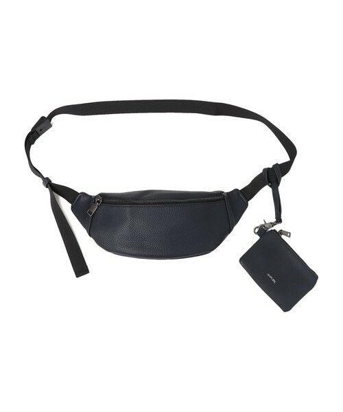 SHIPS / シップス メッセンジャーバッグ・ウエストポーチ | SHIPS any: スプリット レザー ボディバッグ (カードケース付き) 25AW◇ | 詳細21