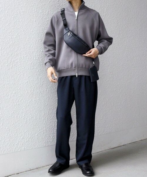 SHIPS / シップス メッセンジャーバッグ・ウエストポーチ | SHIPS any: スプリット レザー ボディバッグ (カードケース付き) 25AW◇ | 詳細17