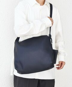 SHIPS / シップス ショルダーバッグ | SHIPS any: スプリット レザー ジップ ショルダーバッグ (カードケース付き) 25AW