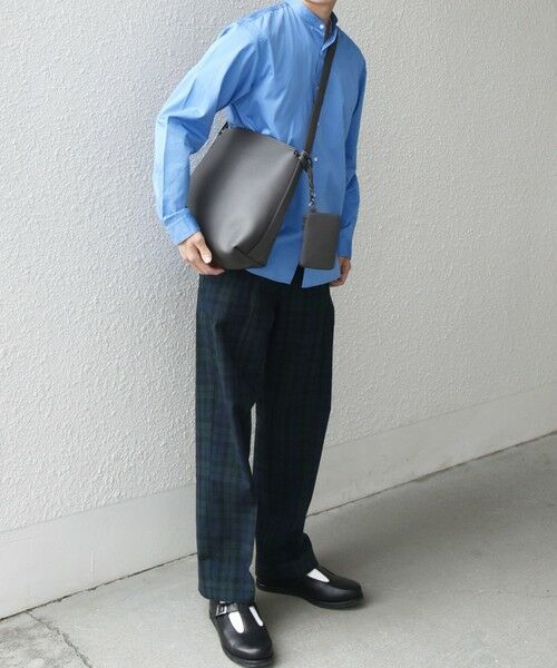 SHIPS / シップス ショルダーバッグ | SHIPS any: スプリット レザー ジップ ショルダーバッグ (カードケース付き) 25AW◆ | 詳細1