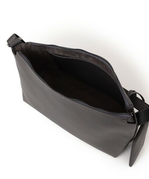 SHIPS / シップス ショルダーバッグ | SHIPS any: スプリット レザー ジップ ショルダーバッグ (カードケース付き) 25AW◆ | 詳細12