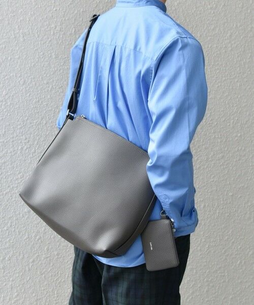 SHIPS / シップス ショルダーバッグ | SHIPS any: スプリット レザー ジップ ショルダーバッグ (カードケース付き) 25AW◆ | 詳細5