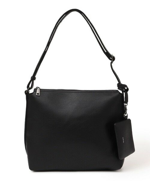 SHIPS / シップス ショルダーバッグ | SHIPS any: スプリット レザー ジップ ショルダーバッグ (カードケース付き) 25AW◆ | 詳細18