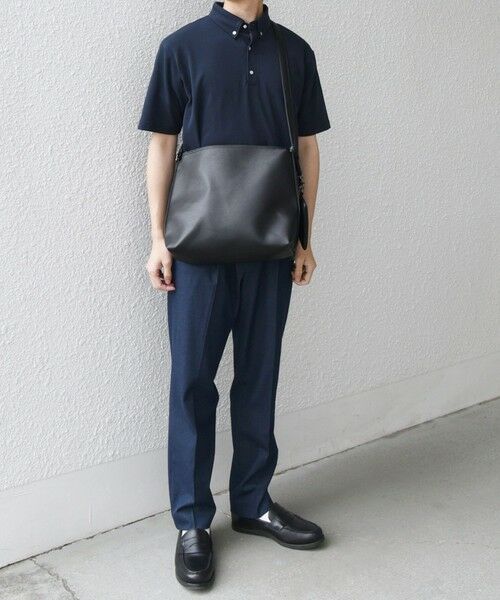 SHIPS / シップス ショルダーバッグ | SHIPS any: スプリット レザー ジップ ショルダーバッグ (カードケース付き) 25AW◆ | 詳細13