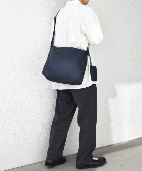 SHIPS / シップス ショルダーバッグ | SHIPS any: スプリット レザー ジップ ショルダーバッグ (カードケース付き) 25AW◆ | 詳細20