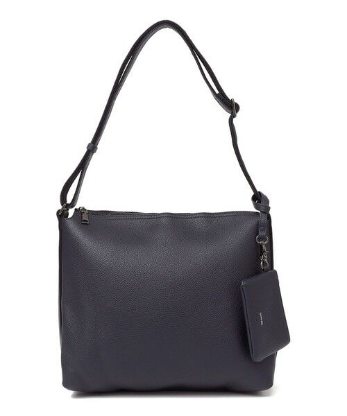 SHIPS / シップス ショルダーバッグ | SHIPS any: スプリット レザー ジップ ショルダーバッグ (カードケース付き) 25AW◆ | 詳細24