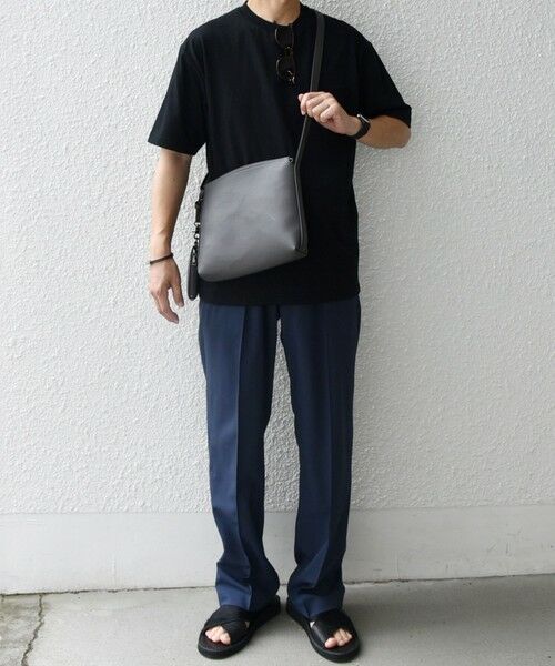 SHIPS / シップス ショルダーバッグ | SHIPS any: スプリット レザー ミディアム ショルダーバッグ (カードケース付き)◇ | 詳細1