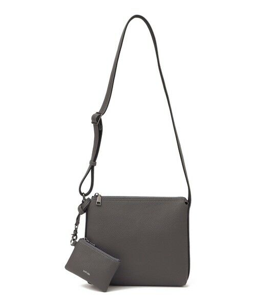 SHIPS / シップス ショルダーバッグ | SHIPS any: スプリット レザー ミディアム ショルダーバッグ (カードケース付き)◇ | 詳細7