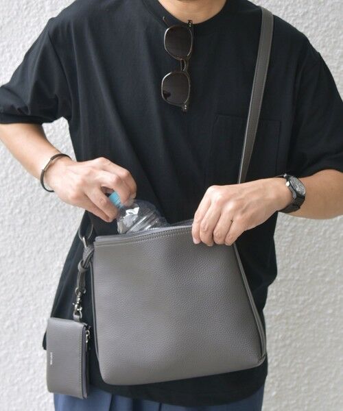 SHIPS / シップス ショルダーバッグ | SHIPS any: スプリット レザー ミディアム ショルダーバッグ (カードケース付き)◇ | 詳細6