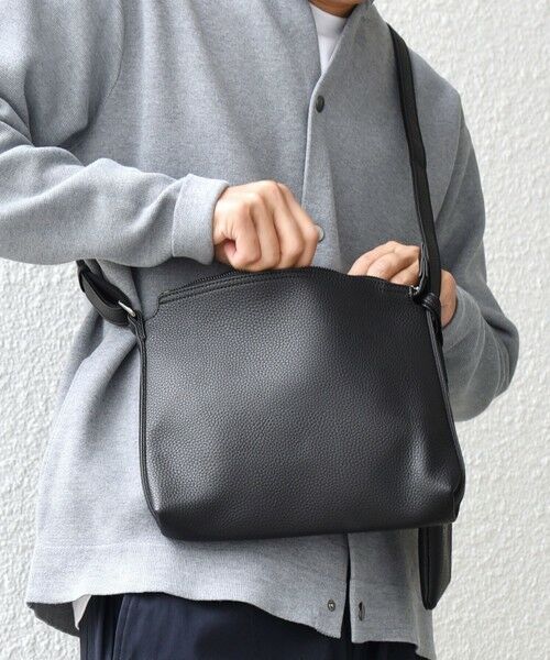 SHIPS / シップス ショルダーバッグ | SHIPS any: スプリット レザー ミディアム ショルダーバッグ (カードケース付き)◇ | 詳細23