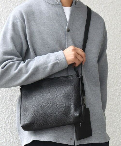 SHIPS / シップス ショルダーバッグ | SHIPS any: スプリット レザー ミディアム ショルダーバッグ (カードケース付き)◇ | 詳細22