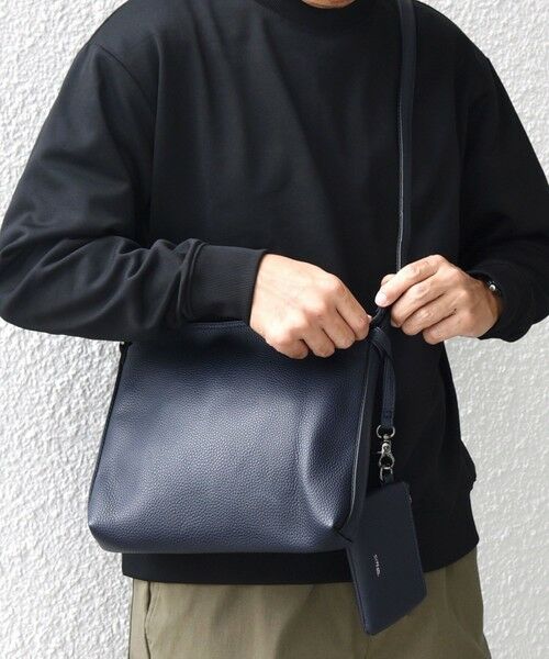 SHIPS / シップス ショルダーバッグ | SHIPS any: スプリット レザー ミディアム ショルダーバッグ (カードケース付き)◇ | 詳細28