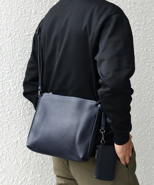 SHIPS / シップス ショルダーバッグ | SHIPS any: スプリット レザー ミディアム ショルダーバッグ (カードケース付き)◇ | 詳細29