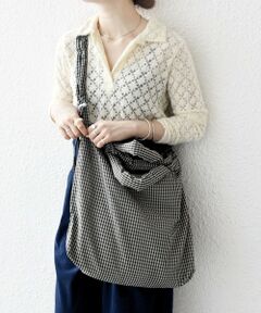 SHIPS / シップス ショルダーバッグ | SHIPS any: 3WAY チェック ギャザー ショルダーバッグ (ユニセックス)◇