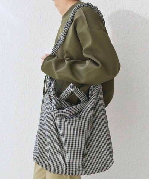 SHIPS / シップス ショルダーバッグ | SHIPS any: 3WAY チェック ギャザー ショルダーバッグ (ユニセックス)◇ | 詳細7