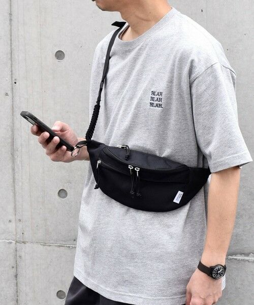 SHIPS / シップス メッセンジャーバッグ・ウエストポーチ | 【SHIPS any別注】BYON BYON: スマホストラップ付き ウエスト ボディ バッグ 25AW◇ | 詳細4