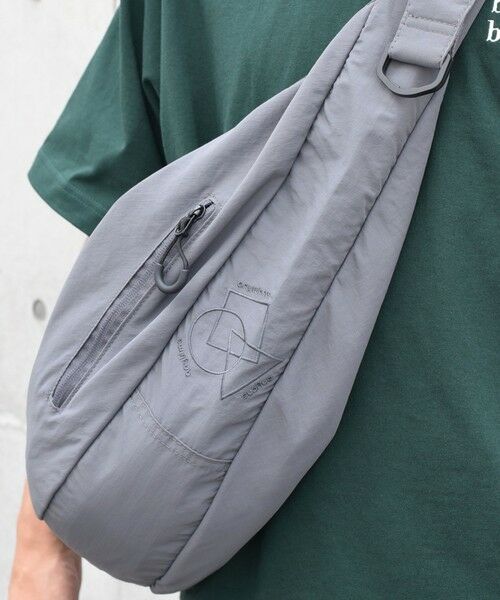 SHIPS / シップス ショルダーバッグ | SHIPS any: リップストップ ナイロン ロゴ 刺繍 クレッセント ショルダーバッグ◇ | 詳細11