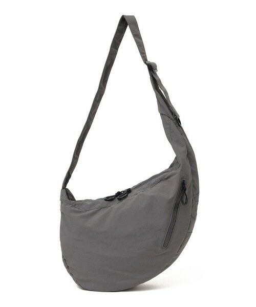 SHIPS / シップス ショルダーバッグ | SHIPS any: リップストップ ナイロン ロゴ 刺繍 クレッセント ショルダーバッグ◇ | 詳細12