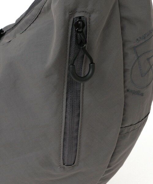SHIPS / シップス ショルダーバッグ | SHIPS any: リップストップ ナイロン ロゴ 刺繍 クレッセント ショルダーバッグ◇ | 詳細20