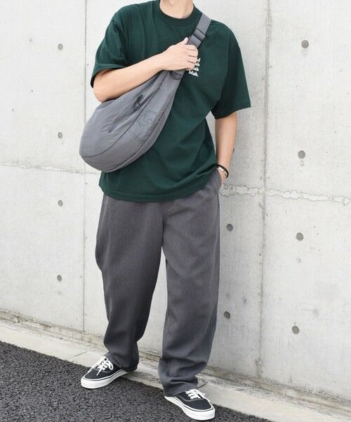 SHIPS / シップス ショルダーバッグ | SHIPS any: リップストップ ナイロン ロゴ 刺繍 クレッセント ショルダーバッグ◇ | 詳細6