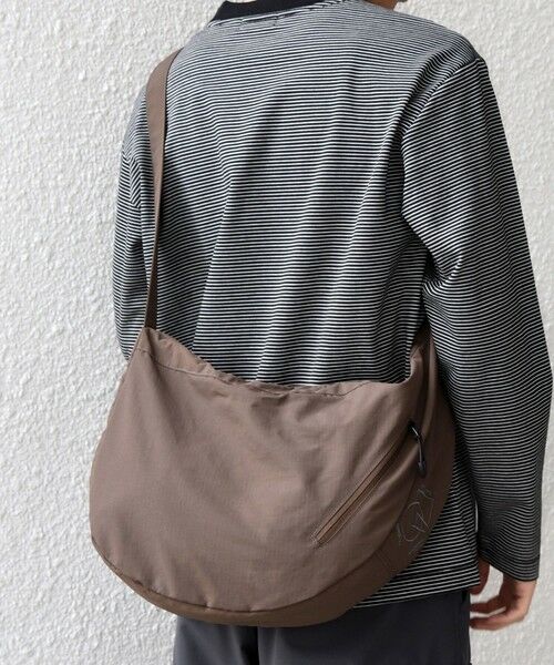 SHIPS / シップス ショルダーバッグ | SHIPS any: リップストップ ナイロン ロゴ 刺繍 クレッセント ショルダーバッグ◆ | 詳細29