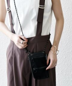 SHIPS / シップス ショルダーバッグ | 【SHIPS any別注】MAISON CANVVAS: メッシュ ウォレット マルチ ショルダーポーチ◇