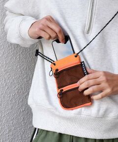 SHIPS / シップス ショルダーバッグ | 【SHIPS any別注】MAISON CANVVAS: メッシュ ウォレット マルチ ショルダーポーチ◇