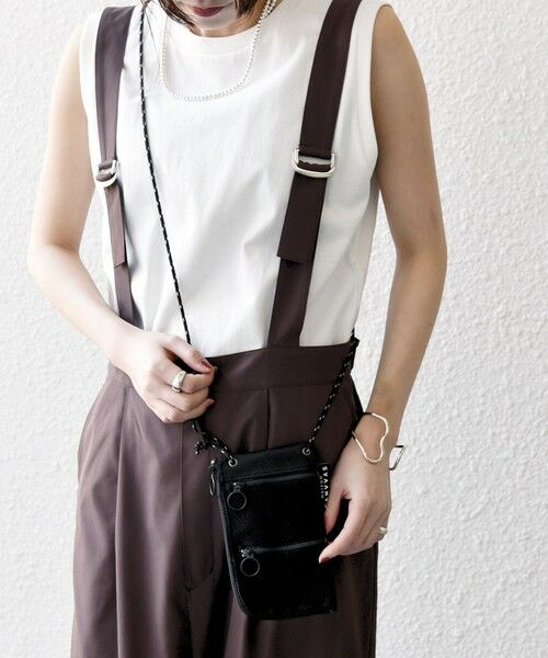 SHIPS / シップス ショルダーバッグ | 【SHIPS any別注】MAISON CANVVAS: メッシュ ウォレット マルチ ショルダーポーチ◇ | 詳細1