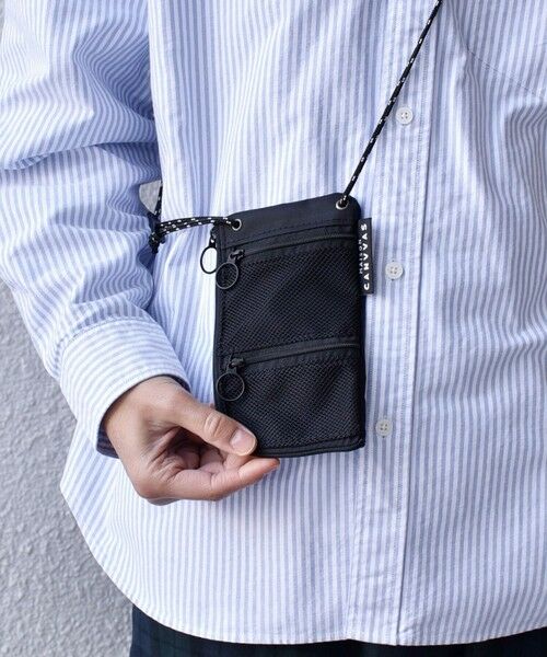 SHIPS / シップス ショルダーバッグ | 【SHIPS any別注】MAISON CANVVAS: メッシュ ウォレット マルチ ショルダーポーチ◇ | 詳細4