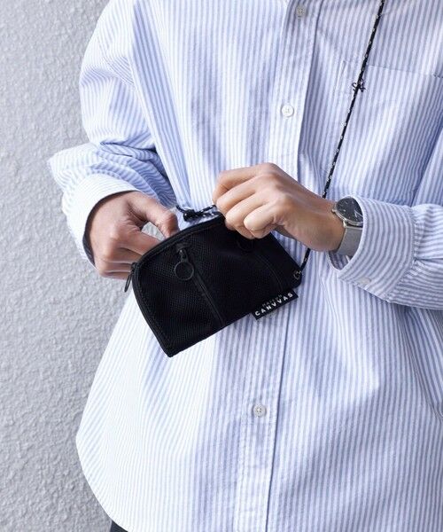 SHIPS / シップス ショルダーバッグ | 【SHIPS any別注】MAISON CANVVAS: メッシュ ウォレット マルチ ショルダーポーチ◇ | 詳細6