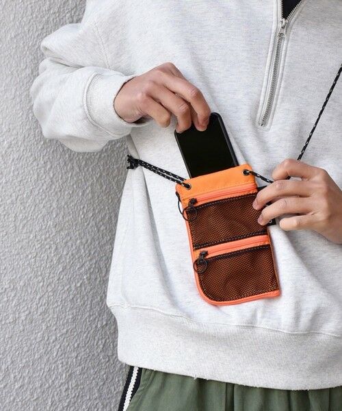 SHIPS / シップス ショルダーバッグ | 【SHIPS any別注】MAISON CANVVAS: メッシュ ウォレット マルチ ショルダーポーチ◇ | 詳細16