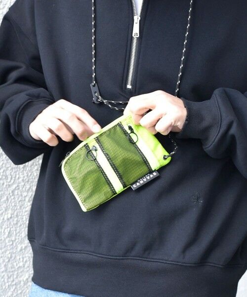 SHIPS / シップス ショルダーバッグ | 【SHIPS any別注】MAISON CANVVAS: メッシュ ウォレット マルチ ショルダーポーチ◇ | 詳細23
