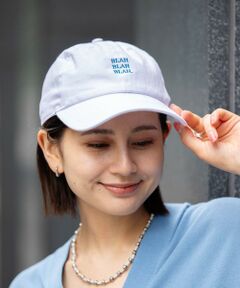 SHIPS / シップス キャップ | 【一部WEB限定】newhattan: BLAH BLAH BLAH. 刺繍 ベースボールキャップ◇