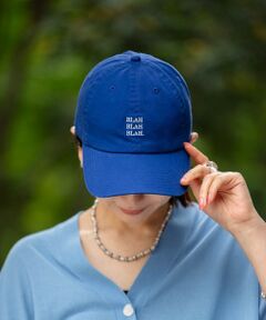 SHIPS / シップス キャップ | 【一部WEB限定】newhattan: BLAH BLAH BLAH. 刺繍 ベースボールキャップ◇