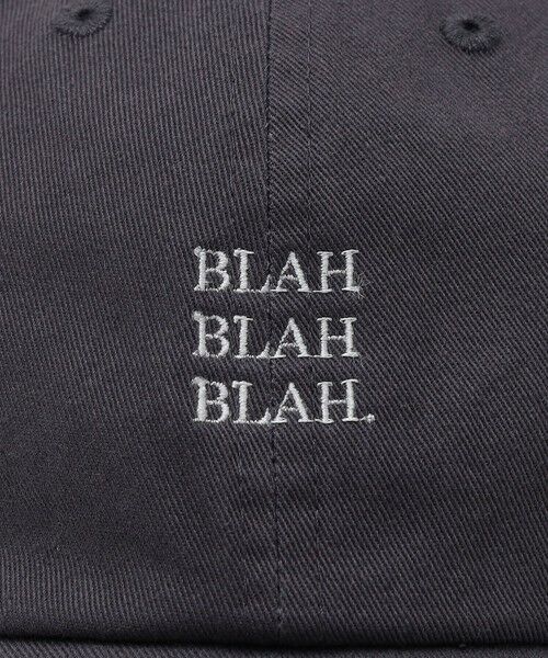 SHIPS / シップス キャップ | 【一部WEB限定】newhattan: BLAH BLAH BLAH. 刺繍 ベースボールキャップ◇ | 詳細13