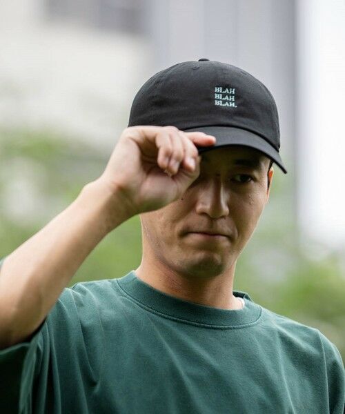 SHIPS / シップス キャップ | 【一部WEB限定】newhattan: BLAH BLAH BLAH. 刺繍 ベースボールキャップ◇ | 詳細14