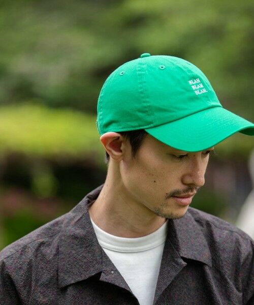 SHIPS / シップス キャップ | 【一部WEB限定】newhattan: BLAH BLAH BLAH. 刺繍 ベースボールキャップ◇ | 詳細21