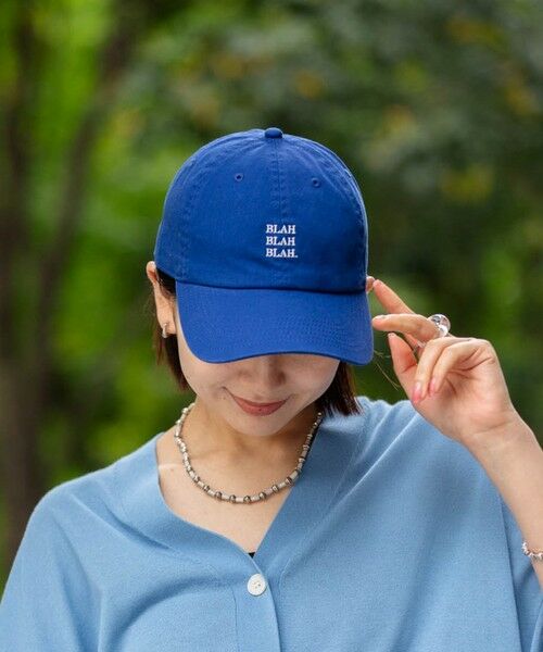 SHIPS / シップス キャップ | 【一部WEB限定】newhattan: BLAH BLAH BLAH. 刺繍 ベースボールキャップ◇ | 詳細23