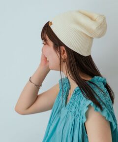 SHIPS / シップス ニットキャップ | SHIPS any: ワンポイント ピスネーム 2WAY ワッチキャップ (ユニセックス)◆