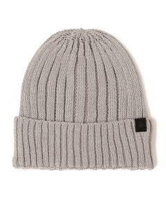 SHIPS / シップス ニットキャップ | SHIPS any:〈手洗い可能〉リネン/コットン ワンポイント ピスネーム ワッチキャップ