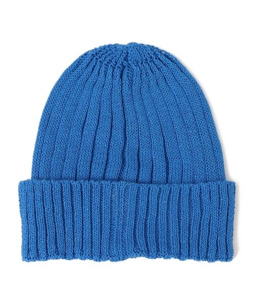 SHIPS / シップス ニットキャップ | SHIPS any:〈手洗い可能〉リネン/コットン ワンポイント ピスネーム ワッチキャップ | 詳細1