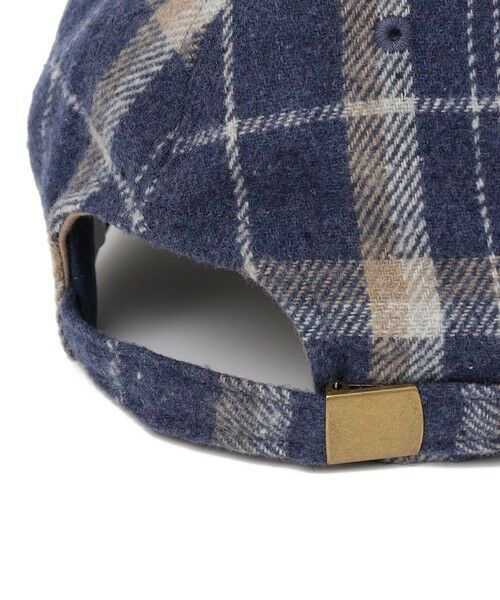 SHIPS / シップス キャップ | SHIPS any:〈消臭/抗菌〉ウールライク タータンチェック 6パネル キャップ | 詳細3