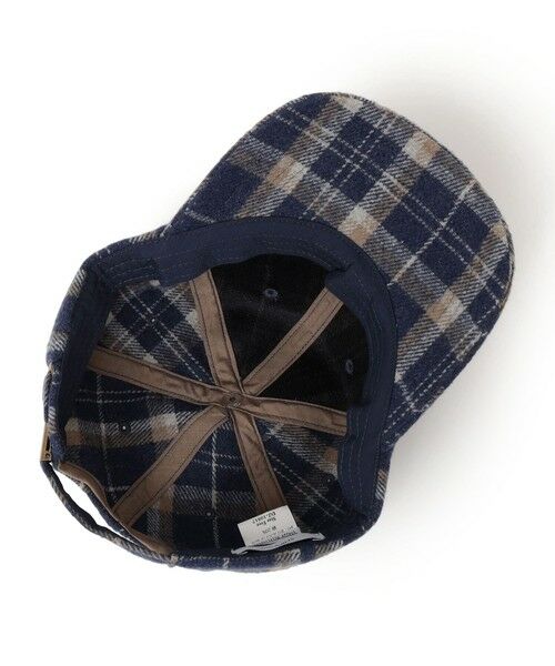 SHIPS / シップス キャップ | SHIPS any:〈消臭/抗菌〉ウールライク タータンチェック 6パネル キャップ | 詳細4