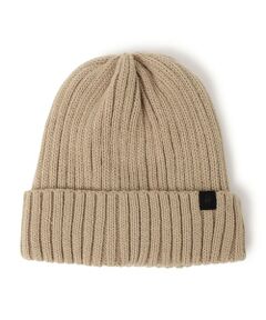 SHIPS / シップス ニットキャップ | SHIPS any: リブ ボア ワンポイント ピスネーム ワッチキャップ (ユニセックス)