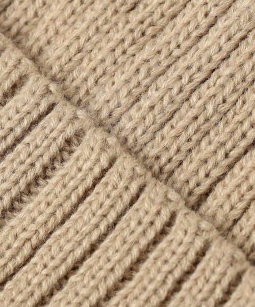 SHIPS / シップス ニットキャップ | SHIPS any: リブ ボア ワンポイント ピスネーム ワッチキャップ (ユニセックス) | 詳細4