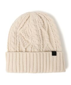 SHIPS / シップス ニットキャップ | SHIPS any: ケーブル ボア ワンポイント ピスネーム ワッチキャップ (ユニセックス)