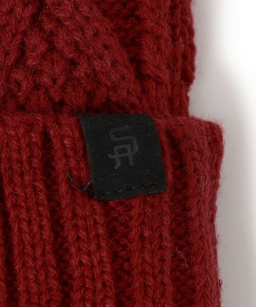 SHIPS / シップス ニットキャップ | SHIPS any: ケーブル ボア ワンポイント ピスネーム ワッチキャップ (ユニセックス) | 詳細3